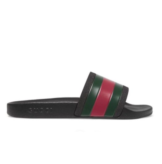 GUCCI WEB SLIDE GREEN/RED