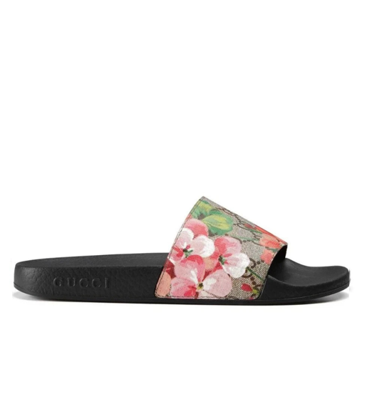 GUCCI BLOOMS SLIDES IN SUPREME FLORAL