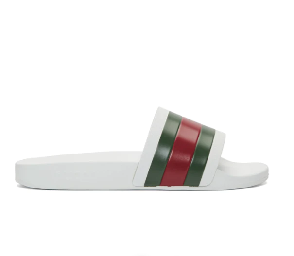 GUCCI WEB SLIDE GREEN/RED